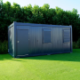 Tuinhuis 6×3 meter met toilet en keuken RAL 7016