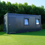 Tuinhuis 6×3 meter met toilet en keuken RAL 7016