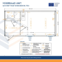 Tuinhuis 6×3 meter met toilet en keuken RAL 7016