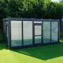 Tuinhuis 6×3 meter met glazen wand RAL 7016