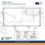 Tuinhuis 6×3 meter met toilet, keuken en douche RAL 7016