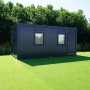 Tuinhuis 6×3 meter met toilet, keuken en douche RAL 7016