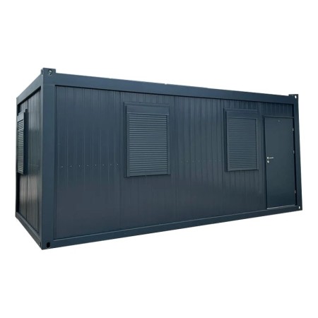 Tuinhuis 6×3 meter met toilet, keuken en douche RAL 7016