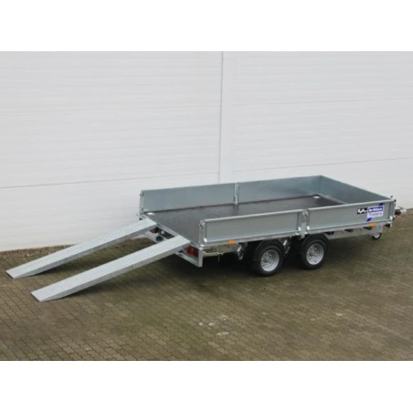 Hooglast aanhangwagen Ifor Williams 198×362 cm | 3,5t | Type: LM 126G