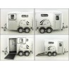 Cheval Liberte Touring One Series 1.5 Paardentrailer | Pullman Chassis | Vooruitgang | Wit