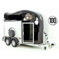 Cheval Liberte GOLD One 1,5-paardstrailer | Pullman-chassis | Zwart