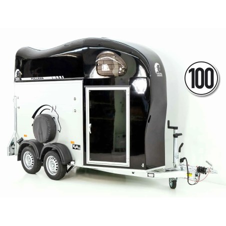 Cheval Liberte GOLD One 1,5-paardstrailer | Pullman-chassis | Zwart
