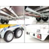 Koch aanhangwagen met 185x400cm zeil 2600kg | Type 10.26 | 200cm hoog geel zeil