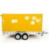 Koch aanhangwagen met 185x400cm zeil 2600kg | Type 10.26 | 200cm hoog geel zeil
