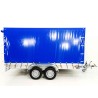 Koch aanhangwagen met 185x400cm zeil 2600kg | Type 10.26 | 200cm hoog blauw zeil