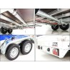 Koch aanhangwagen met 185x400cm zeil 2600kg | Type 10.26 | 200cm hoog blauw zeil