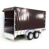 Koch aanhangwagen met 150x350cm zeil 2600kg | Type 8.26 | 180cm hoog zwart zeil