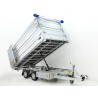 Twintrailer multi-tipper achter TT35-35 3,5t | 192x352x140cm | tandem