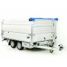Achterste kiepbak met dubbele aanhanger TT30-30 3.0t | 183x309x40/BWA80cm | Tandem | LED
