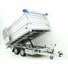 Achterste kiepbak met dubbele aanhanger TT30-30 3.0t | 183x309x40/BWA80cm | Tandem | LED