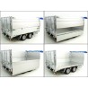 Achterste kiepbak met dubbele aanhanger TT30-30 3.0t | 183x309x40/BWA80cm | Tandem | LED