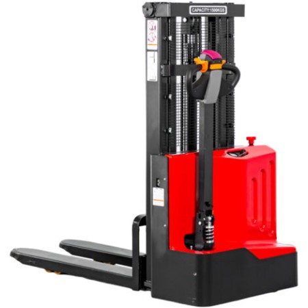 Elektrische stapelaar 1500 kg, 2000 mm, dubbele mast, MW Tools FES1520